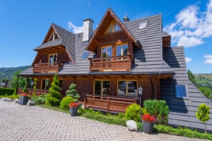 Balcon avec vue sur les Tatras